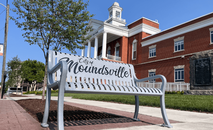 City of Moundsville, WV bench