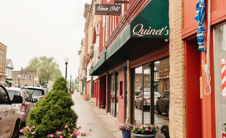 Restaurant in downtown New Martinsville, WV