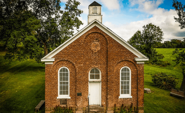 Great Western Schoolhouse, outside St. Clairsville, OH