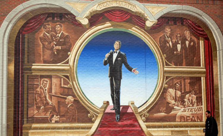 Mural of Dean Martin